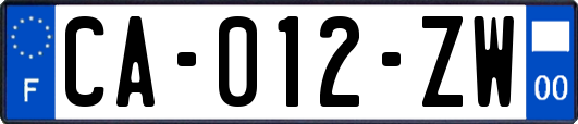 CA-012-ZW