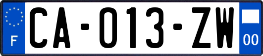 CA-013-ZW