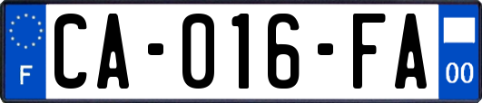 CA-016-FA