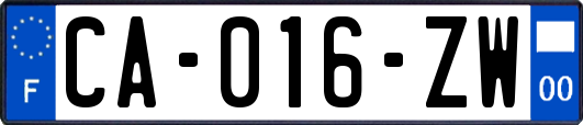 CA-016-ZW