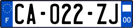 CA-022-ZJ