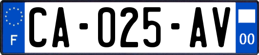 CA-025-AV