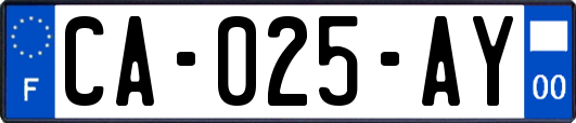 CA-025-AY