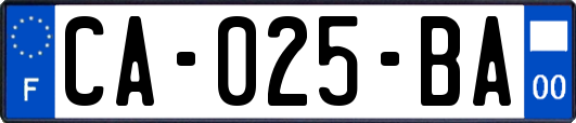 CA-025-BA