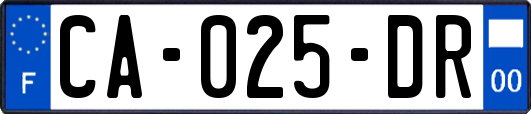 CA-025-DR