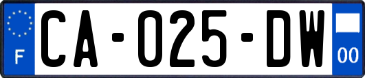 CA-025-DW