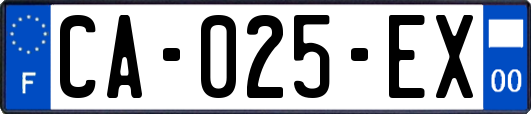 CA-025-EX