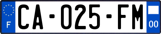 CA-025-FM