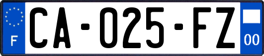 CA-025-FZ