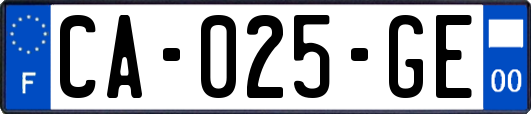 CA-025-GE