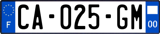 CA-025-GM