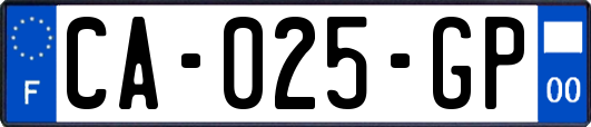 CA-025-GP