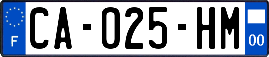CA-025-HM
