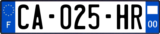 CA-025-HR