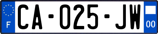 CA-025-JW