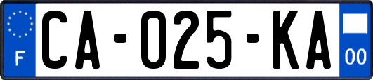 CA-025-KA