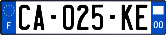 CA-025-KE