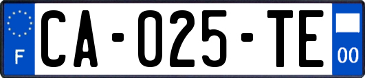 CA-025-TE