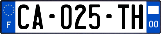 CA-025-TH