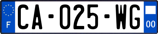 CA-025-WG