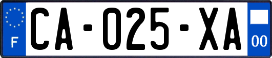 CA-025-XA