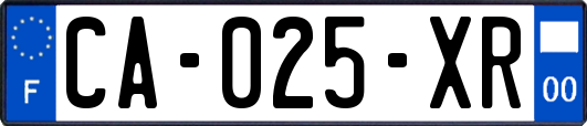 CA-025-XR