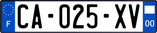 CA-025-XV