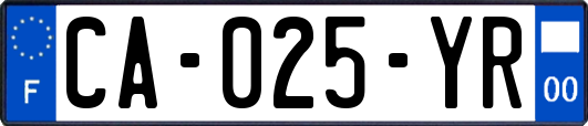 CA-025-YR