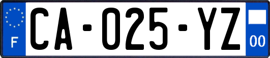 CA-025-YZ