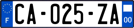 CA-025-ZA