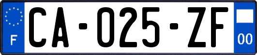 CA-025-ZF