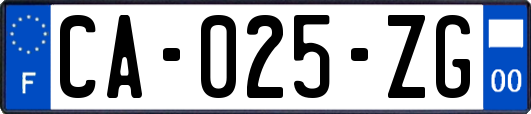 CA-025-ZG