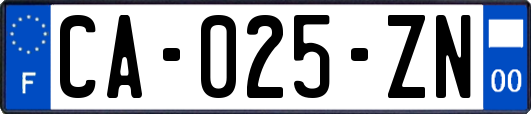 CA-025-ZN