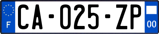 CA-025-ZP