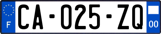 CA-025-ZQ