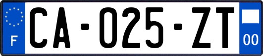 CA-025-ZT