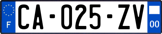 CA-025-ZV