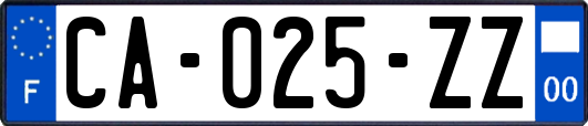 CA-025-ZZ