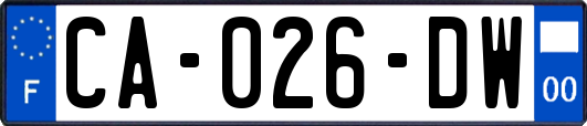 CA-026-DW