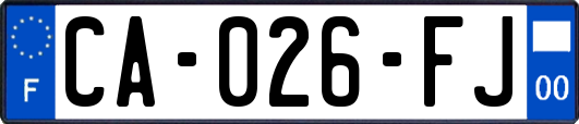 CA-026-FJ