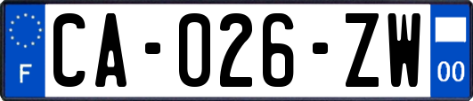 CA-026-ZW