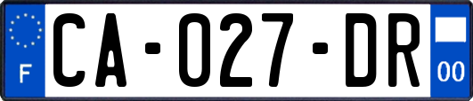 CA-027-DR