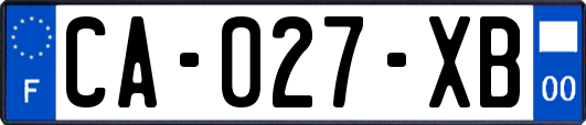 CA-027-XB