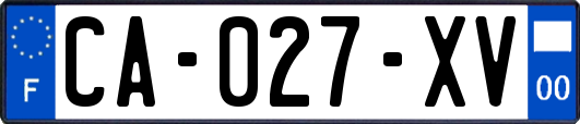 CA-027-XV
