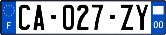 CA-027-ZY