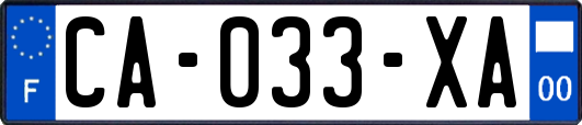 CA-033-XA