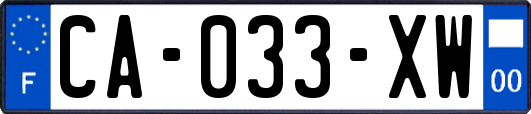 CA-033-XW