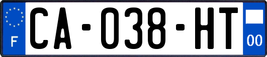 CA-038-HT