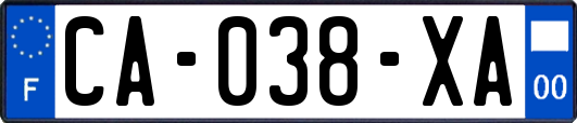 CA-038-XA
