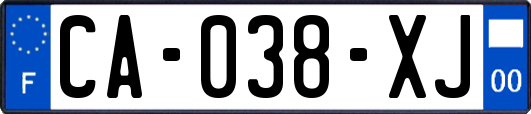 CA-038-XJ